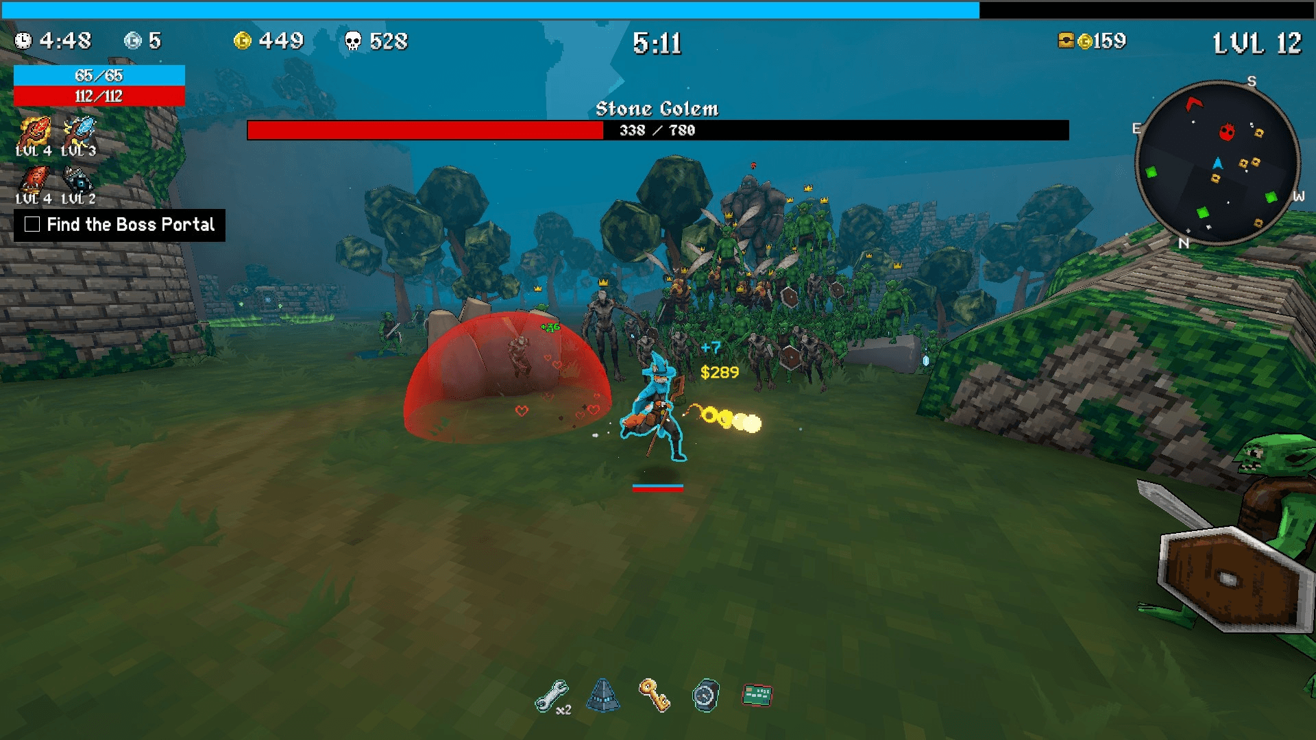 Megabonk skill tree and tome progression system